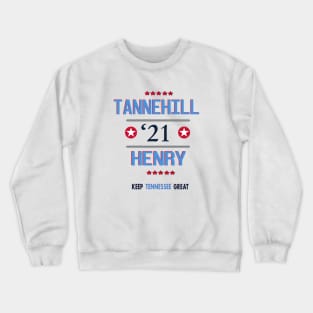 Tennessee Titans - Derrick Henry, Ryan Tannehill, NFL, Football, Christmas Crewneck Sweatshirt